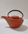 Teapot Hikifune Matte Red Brown