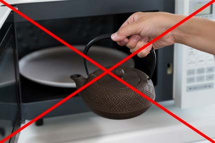 Cannot be used in microwave ovens, dishwashers, and dryers